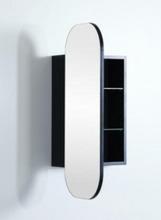 Load image into Gallery viewer, OLIVIA Matte Black / Matte White Mirror Shaving Cabinet