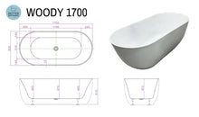 Load image into Gallery viewer, WOODY MATTE WHITE
