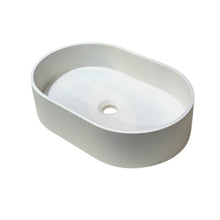 Load image into Gallery viewer, BONNIE ROUND CONCRETE BASIN MATTE WHITE
