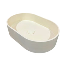 Load image into Gallery viewer, BONNIE ROUND CONCRETE BASIN MATTE WHITE

