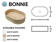 Load image into Gallery viewer, BONNIE ROUND CONCRETE BASIN MATTE WHITE

