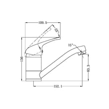 Load image into Gallery viewer, YSW1100-07 (150MM SWIVEL BASIN MIXER)
