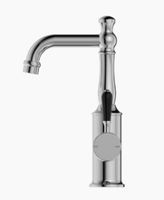 Load image into Gallery viewer, YORK BASIN MIXER WITH BLACK PORCELAIN LEVER CH (NR69210103CH)
