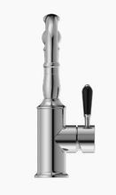 Load image into Gallery viewer, YORK BASIN MIXER WITH BLACK PORCELAIN LEVER CH (NR69210103CH)
