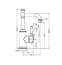 Load image into Gallery viewer, YORK BASIN MIXER WITH METAL LEVER AB (NR69210102AB)
