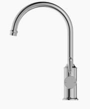 Load image into Gallery viewer, YORK KITCHEN MIXER GOOSNECK SPOUT WITH METAL LEVER CH (NR69210602CH)
