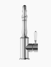 Load image into Gallery viewer, YORK KITCHEN MIXER HOOK SPOUT WITH WHITE PORCELAIN LEVER CH (NR69210701CH)
