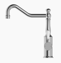 Load image into Gallery viewer, YORK KITCHEN MIXER HOOK SPOUT WITH WHITE PORCELAIN LEVER CH (NR69210701CH)
