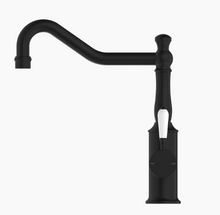 Load image into Gallery viewer, YORK KITCHEN MIXER HOOK SPOUT WITH WHITE PORCELAIN LEVER MB (NR69210701MB)
