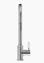 Load image into Gallery viewer, YORK PULL OUT SINK MIXER WITH VEGIE SPRAY FUNCTION WITH WHITE PORCELAIN LEVER CH (NR69210801CH)
