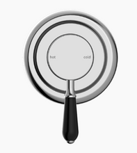 Load image into Gallery viewer, YORK SHOWER MIXER WITH BLACK PORCELAIN LEVER CH (NR69210903CH)
