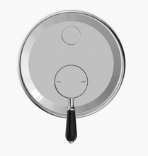 Load image into Gallery viewer, YORK SHOWER MIXER WITH DIVERTOR WITH BLACK PORCELAIN LEVER CH (NR692109A03CH)
