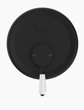 Load image into Gallery viewer, YORK SHOWER MIXER WITH DIVERTOR WITH WHITE PORCELAIN LEVER MB (NR692109A01MB)
