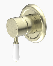Load image into Gallery viewer, YORK SHOWER MIXER WITH WHITE PORCELAIN LEVER AB (NR69210901AB)
