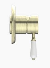 Load image into Gallery viewer, YORK SHOWER MIXER WITH WHITE PORCELAIN LEVER AB (NR69210901AB)

