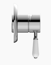 Load image into Gallery viewer, YORK SHOWER MIXER WITH WHITE PORCELAIN LEVER CH (NR69210901CH)
