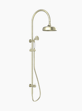 Load image into Gallery viewer, YORK TWIN SHOWER WITH WHITE PORCELAIN HAND SHOWER AB (NR69210501AB)
