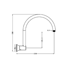 Load image into Gallery viewer, YORK SHOWER ARM CH (NR508CH)
