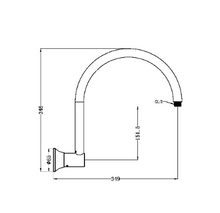 Load image into Gallery viewer, YORK SHOWER ARM MB (NR508MB)
