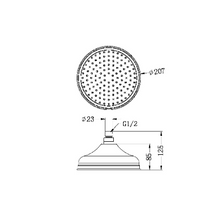 Load image into Gallery viewer, YORK 200MM SHOWER HEAD CH (NR508094CH)
