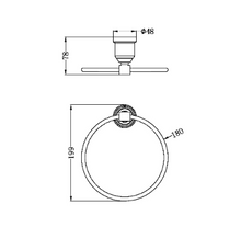 Load image into Gallery viewer, YORK TOWEL RING CH (NR6980CH)
