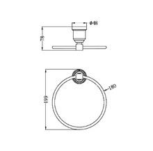 Load image into Gallery viewer, YORK TOWEL RING AB (NR6980AB)
