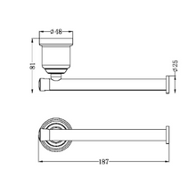 Load image into Gallery viewer, YORK TOILET ROLL HOLDER MB (NR6986MB)
