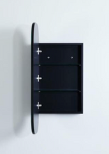 Load image into Gallery viewer, OLIVIA Matte Black / Matte White Mirror Shaving Cabinet
